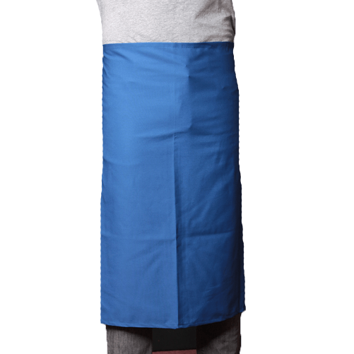 Grembiule paravanti pizzeria ristorazione cameriere ristorante lavoro cuoco chef - Personalizzabile con il tuo logo blu